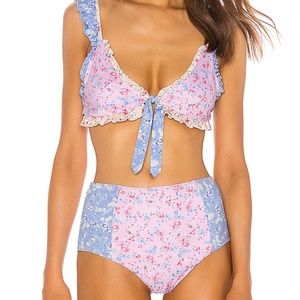 NWT LoveShackFancy Claudia & Mason Bikini Set